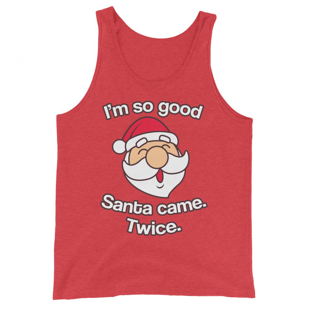 Santa Came Twice (Tank Top)-Tank Top-Swish Embassy