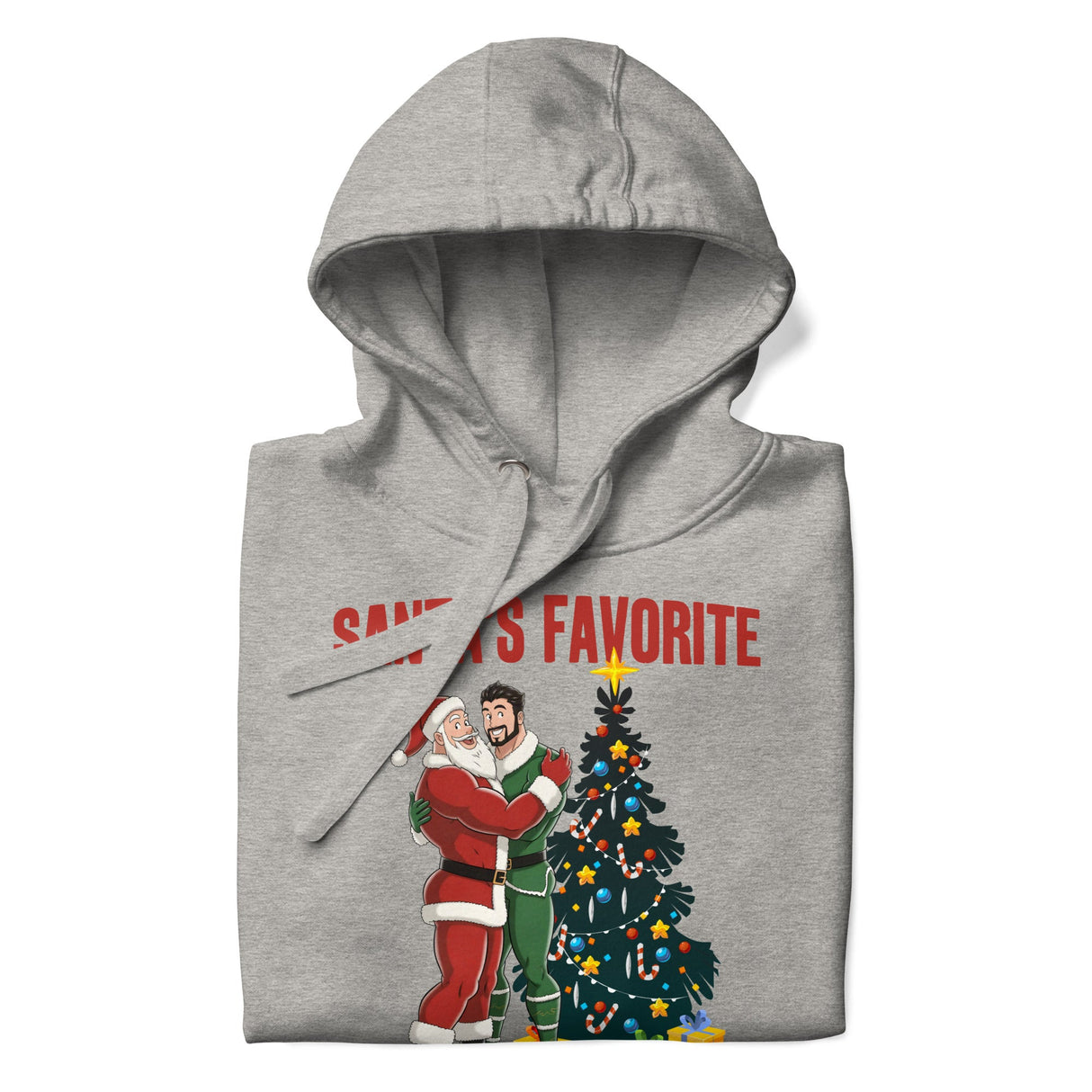 Santa's Favorite (Hoodie)-Christmas Hoodies-Swish Embassy