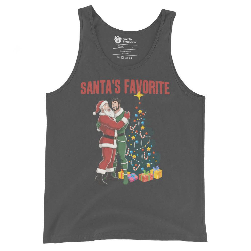 Santa's Favorite (Tank Top)-Christmas Tanks-Swish Embassy