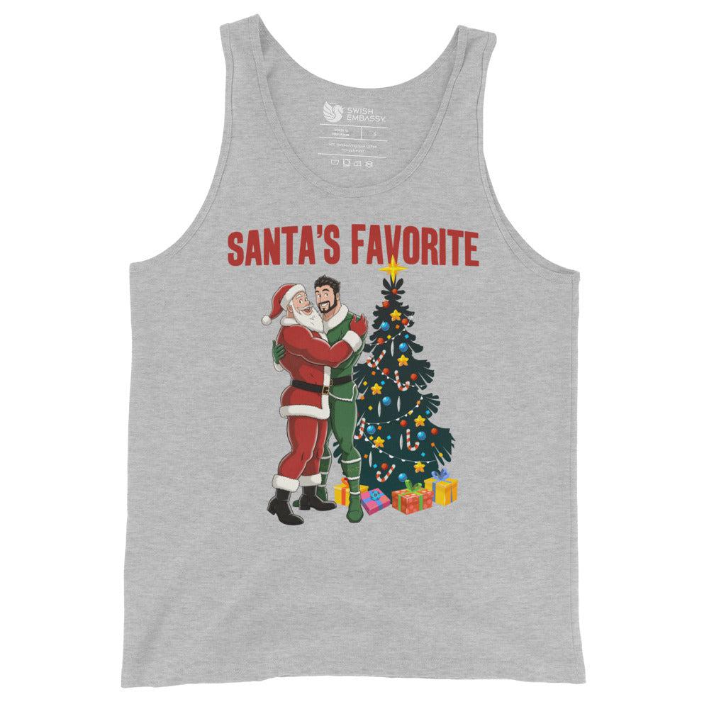 Santa's Favorite (Tank Top)-Christmas Tanks-Swish Embassy