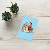 Santa's Little Helper (Greeting card)-Greeting Card-Swish Embassy