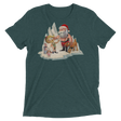 Santa's Little Helper (Triblend)-Triblend T-Shirt-Swish Embassy