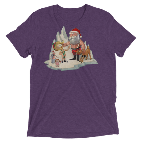 Santa's Little Helper (Triblend)-Triblend T-Shirt-Swish Embassy