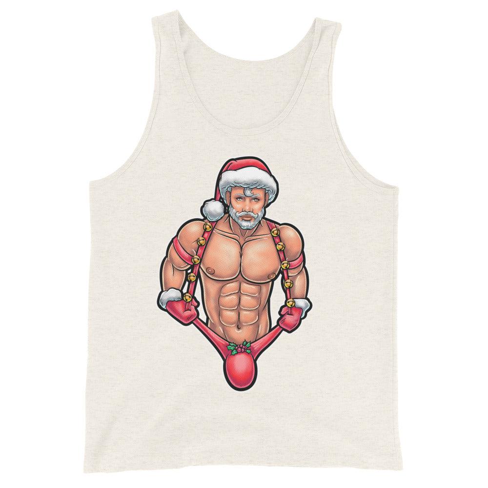 Santa's Packing (Tank Top)-Christmas Tanks-Swish Embassy