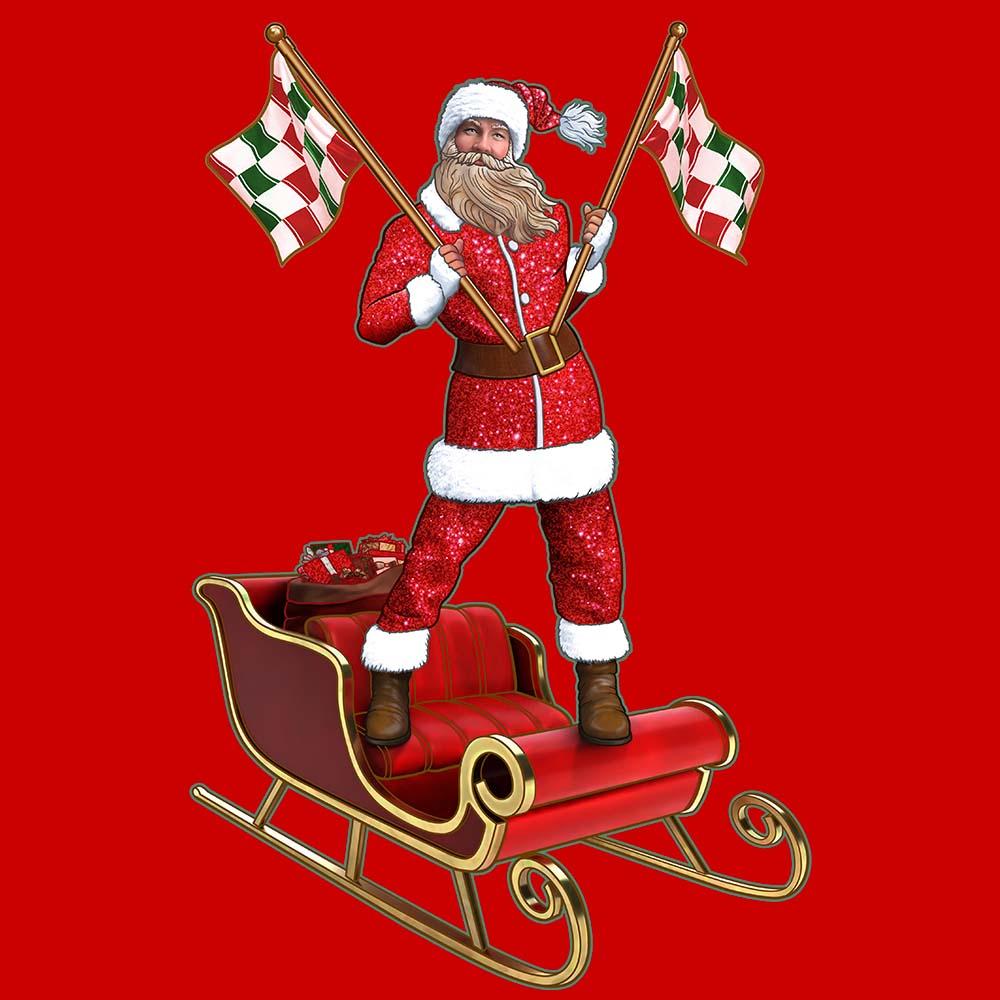 Santa's Sleigh Race-T-Shirts-Swish Embassy