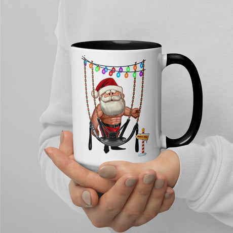 Santa's Swing (Christmas Mugs)-Christmas Mugs-Swish Embassy