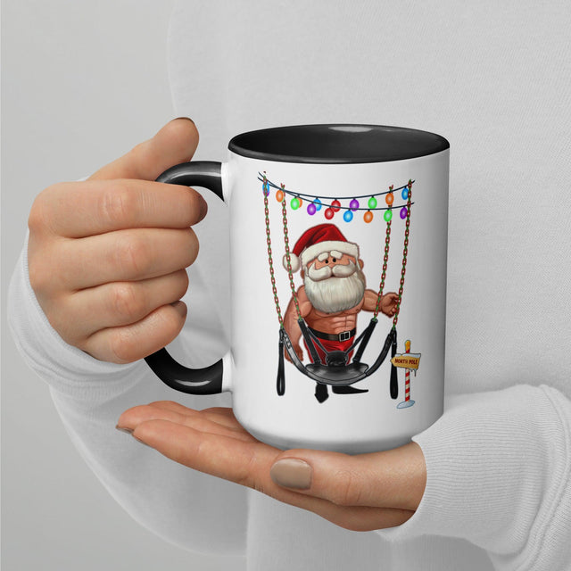 Santa's Swing (Christmas Mugs)-Mugs-Swish Embassy