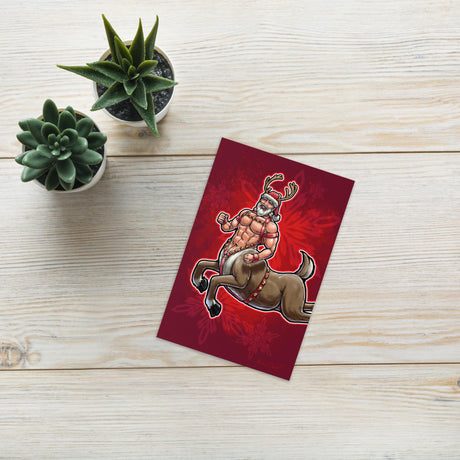 Santaur (Greeting card)-Greeting Card-Swish Embassy