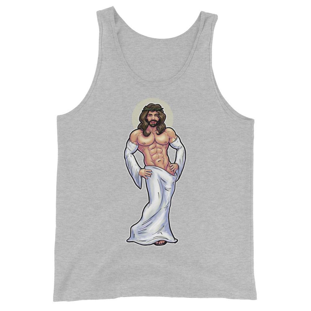 Sassy Jesus (Tank Top)-Tank Top-Swish Embassy