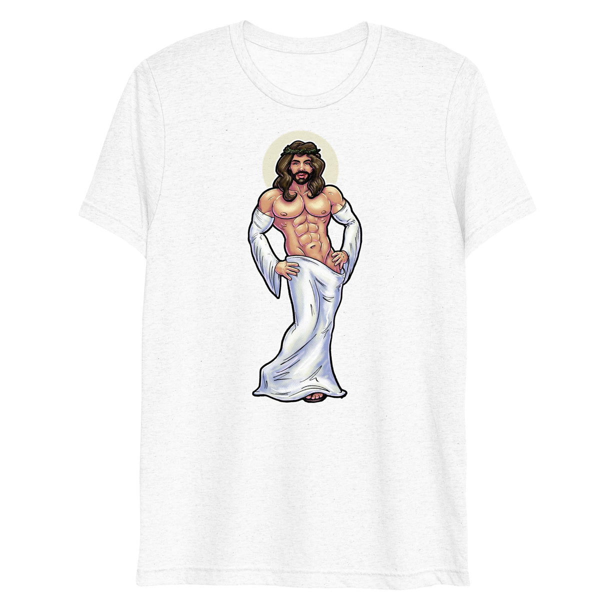 Sassy Jesus (Triblend)-Triblend T-Shirt-Swish Embassy