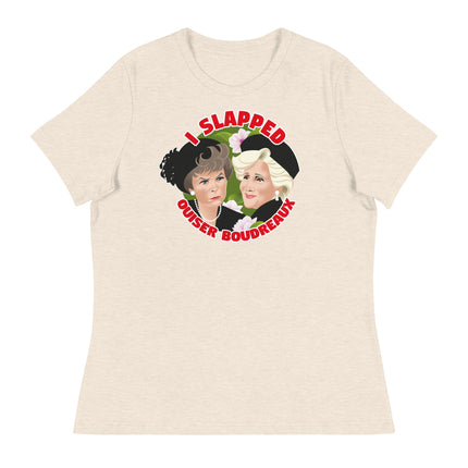 Slapped (Women's Relaxed T-Shirt)-Women's T-Shirts-Swish Embassy
