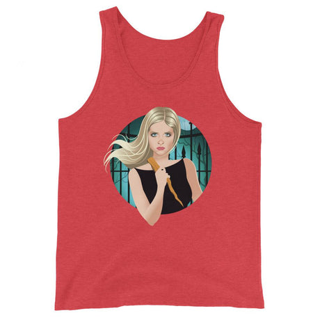 Slay Queen (Tank Top)-Halloween Tank-Swish Embassy