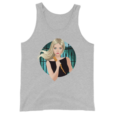 Slay Queen (Tank Top)-Halloween Tank-Swish Embassy