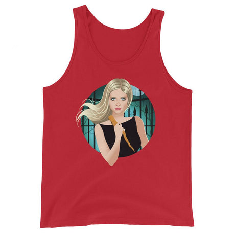 Slay Queen (Tank Top)-Halloween Tank-Swish Embassy