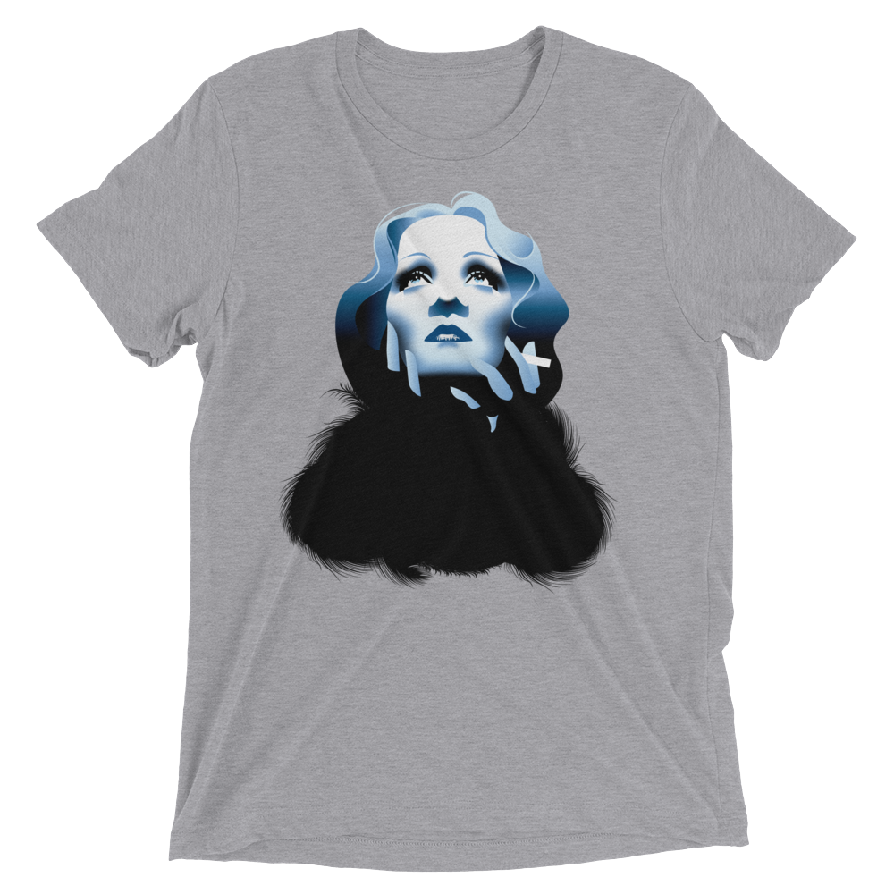 Smoking Marlene (Triblend)-Triblend T-Shirt-Swish Embassy