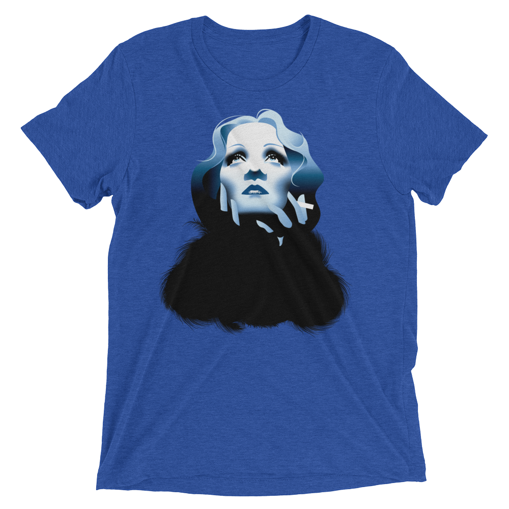 Smoking Marlene (Triblend)-Triblend T-Shirt-Swish Embassy