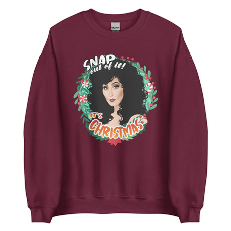 Snap Out of It It's Xmas (Sweatshirt)-Sweatshirt-Swish Embassy