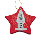 Snowman Plug (Ceramic Holiday Keepsake)-Ceramic Holiday Keepsake-Swish Embassy
