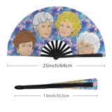 Stay Golden (Folding Clack Fan)-Folding Fans-Swish Embassy
