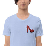 Stiletto (Embroidered)-Embroidered T-Shirts-Swish Embassy