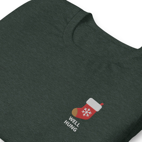 Stocking (Well Hung)-Christmas T-Shirts-Swish Embassy
