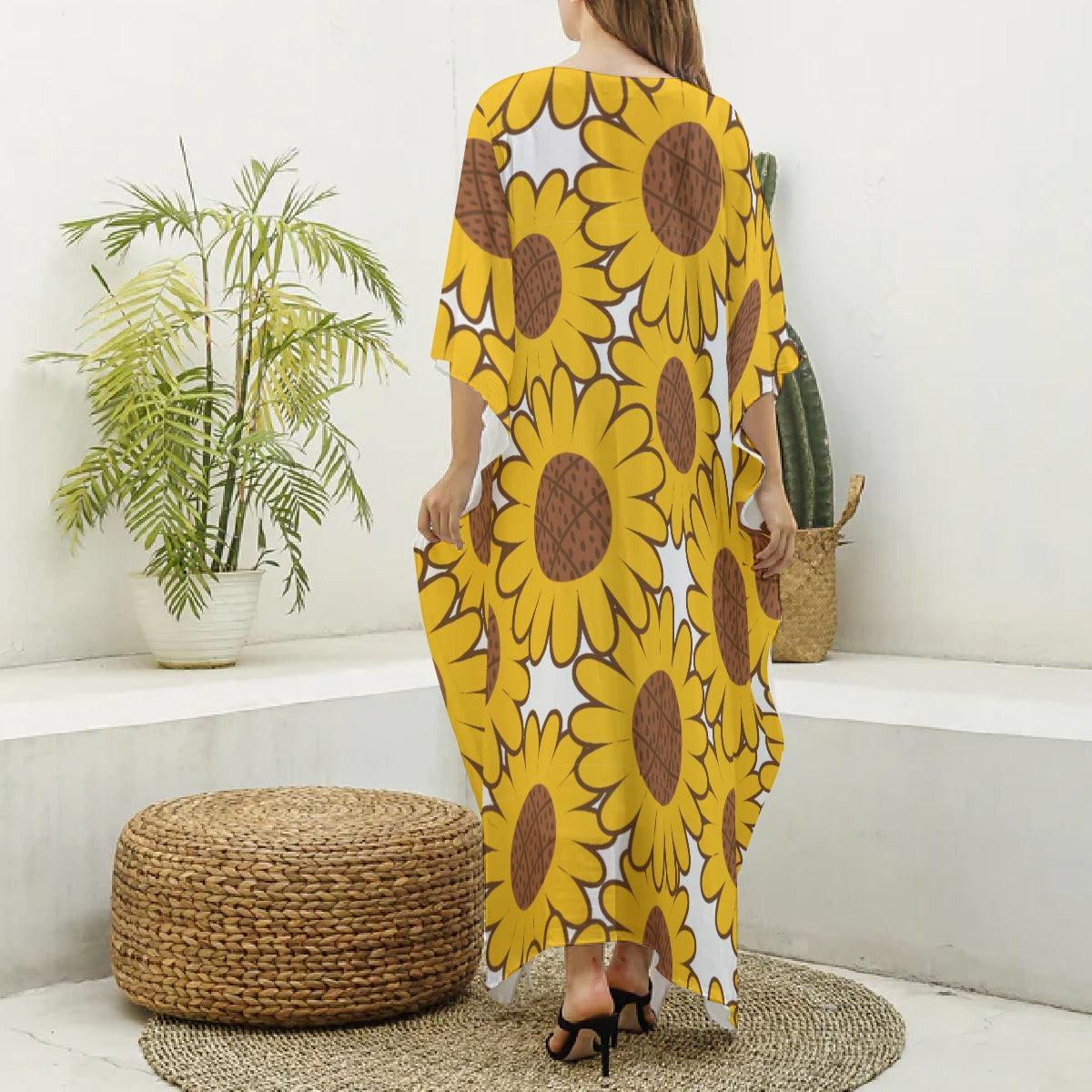 Sunflower (Kaftan)-Kaftan-Swish Embassy