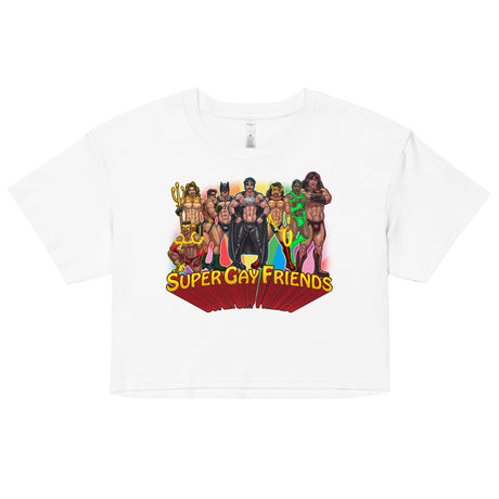 Supergay Friends (Crop Top)-Crop Top-Swish Embassy