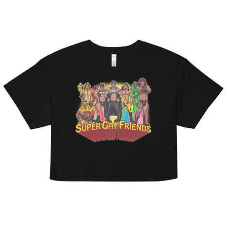 Supergay Friends (Crop Top)-Crop Top-Swish Embassy
