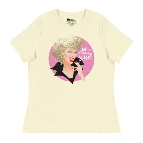 Tell Me About it Stud (Women's Relaxed T-Shirt)-Women's T-Shirts-Swish Embassy