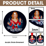 That Was Rude (Ceramic Holiday Keepsake)-Ceramic Holiday Keepsake-Swish Embassy