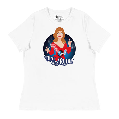 That Was Rude (Women's Relaxed T-Shirt)-Women's T-Shirts-Swish Embassy