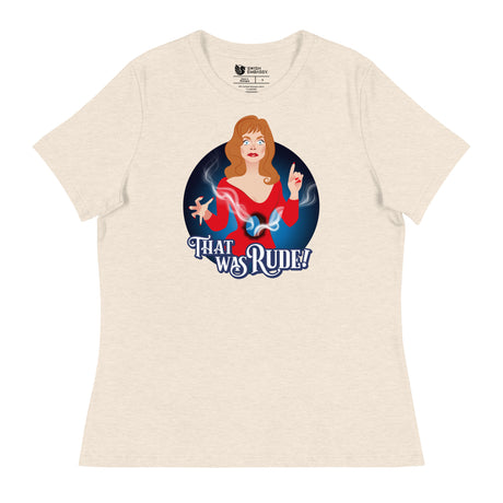 That Was Rude (Women's Relaxed T-Shirt)-Women's T-Shirts-Swish Embassy