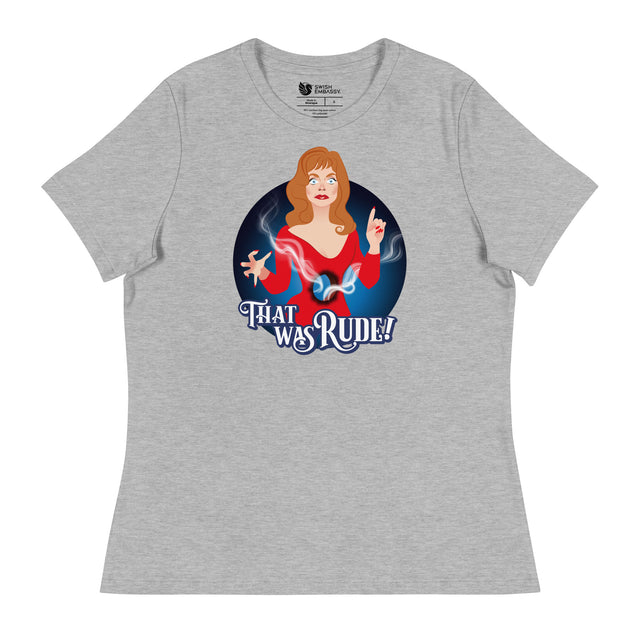 That Was Rude (Women's Relaxed T-Shirt)-Women's T-Shirts-Swish Embassy