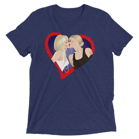 The Kiss (Triblend)-Triblend T-Shirt-Swish Embassy