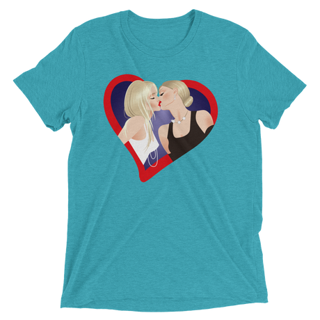 The Kiss (Triblend)-Triblend T-Shirt-Swish Embassy