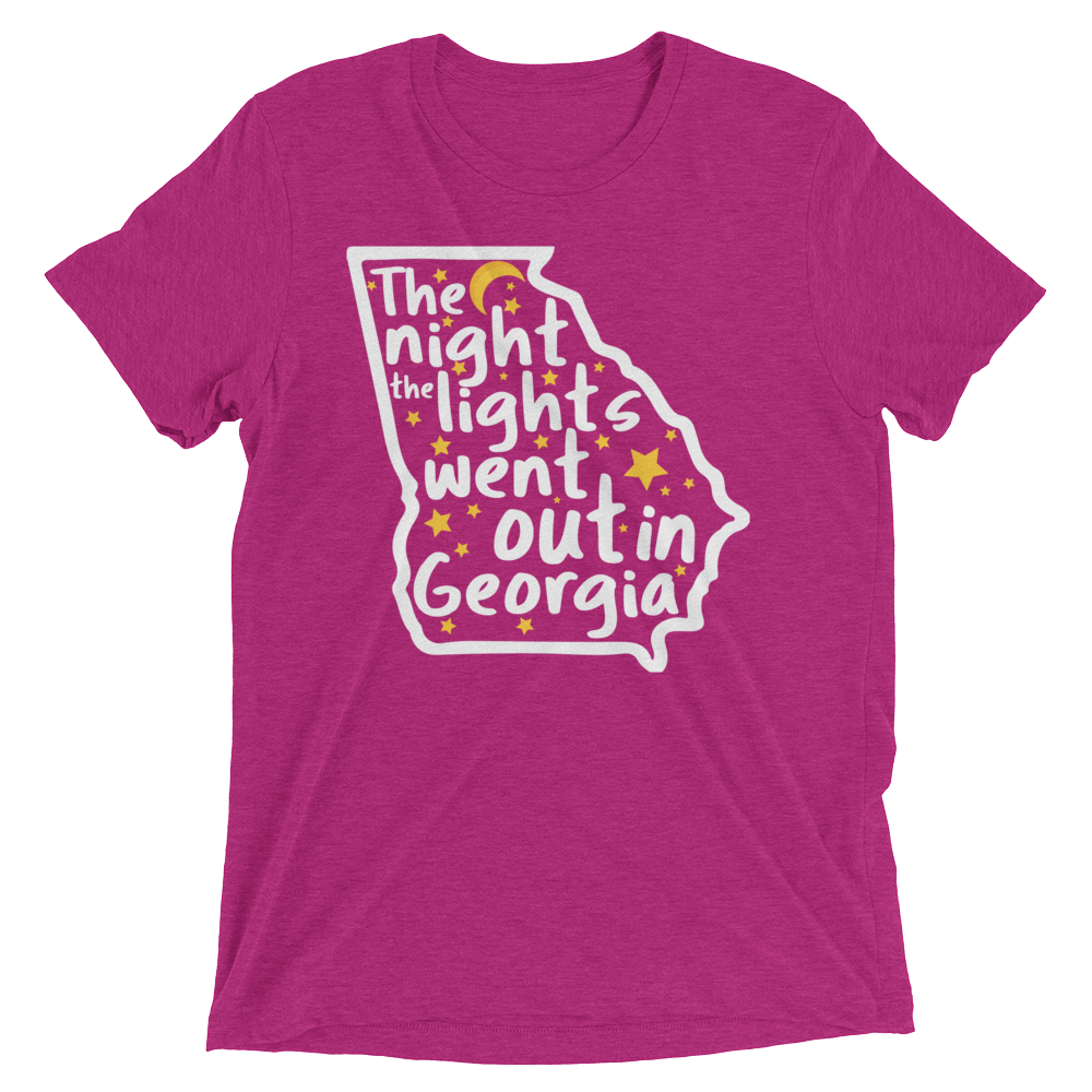 The Night the Lights Went Out in Georgia (Triblend)-Triblend T-Shirt-Swish Embassy