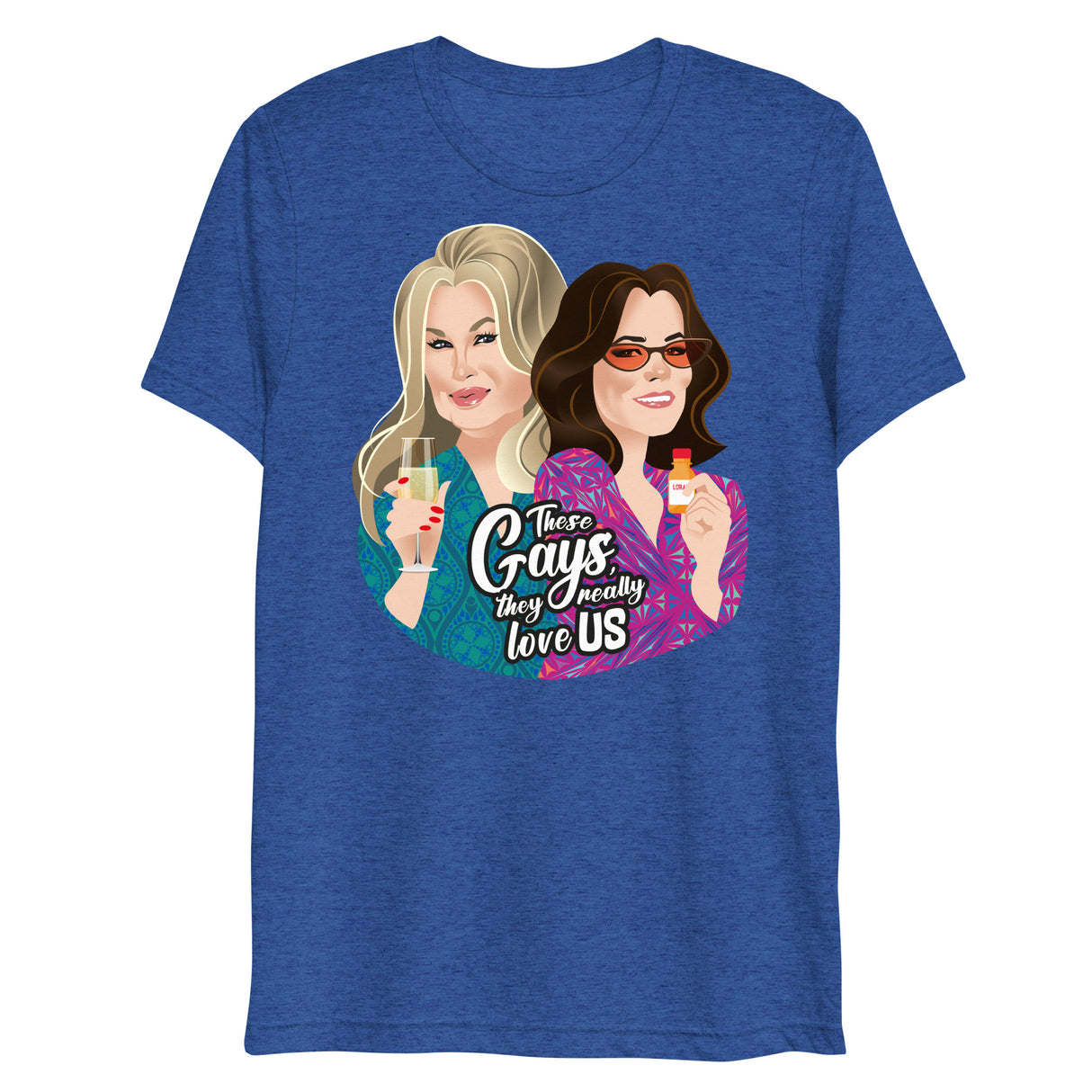 These Gays Love Us (Triblend)-Triblend T-Shirt-Swish Embassy
