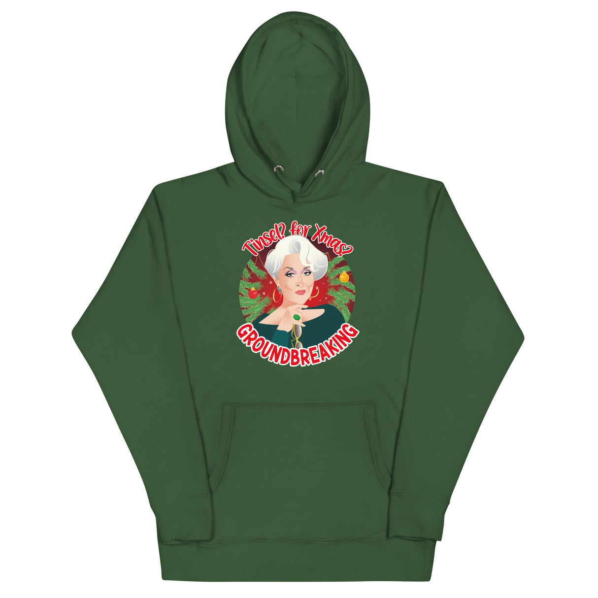Tinsel for Xmas? Groundbreaking (Hoodie)-Hoodie-Swish Embassy
