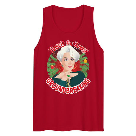 Tinsel for Xmas? Groundbreaking (Tank Top)-Tank Top-Swish Embassy