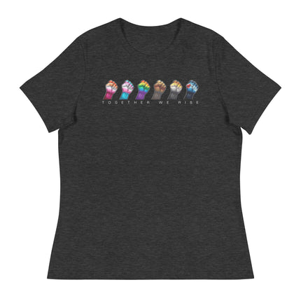 Together We Rise (Women's Relaxed T-Shirt)-Women's T-Shirts-Swish Embassy