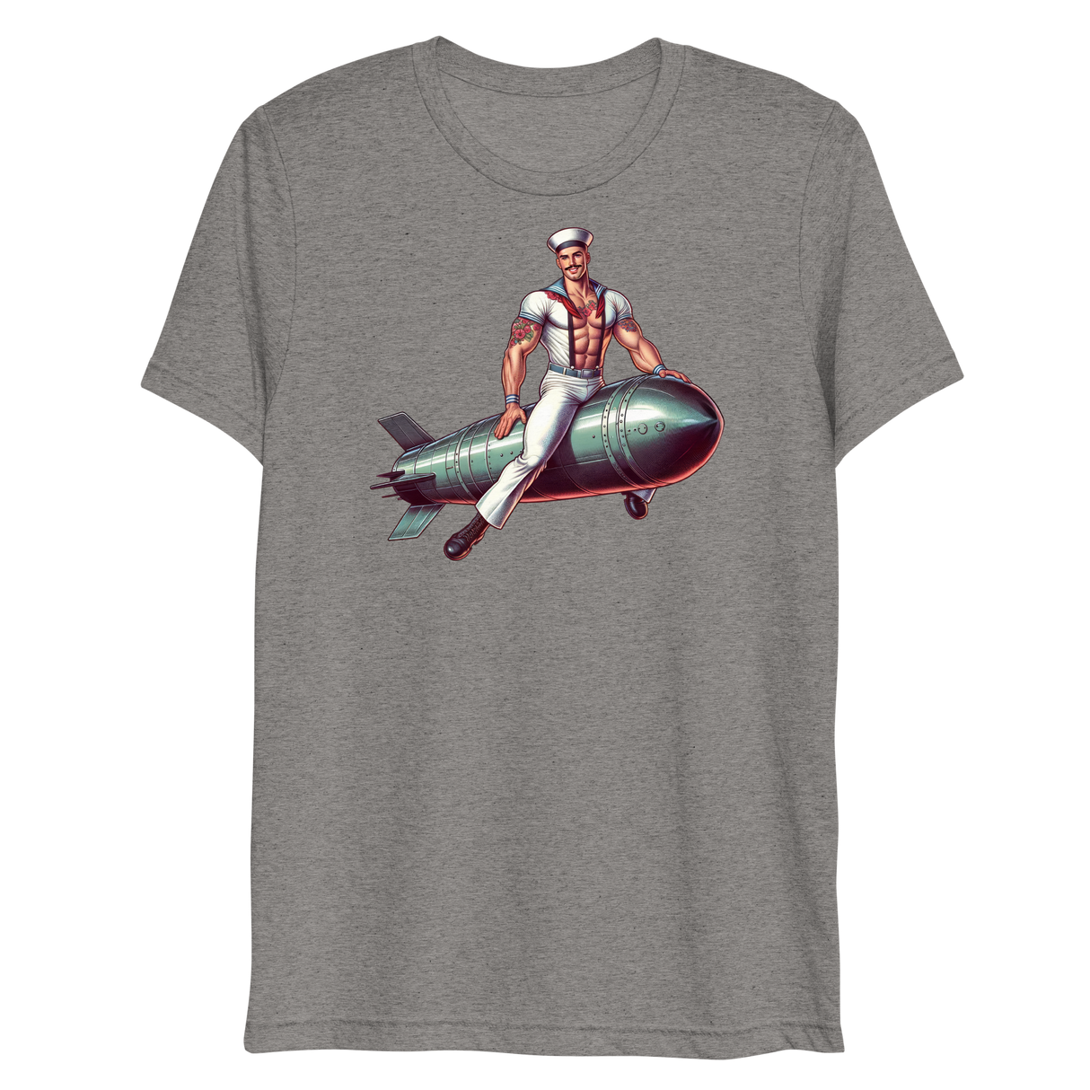 Torpedo Away (Triblend)-Triblend T-Shirt-Swish Embassy