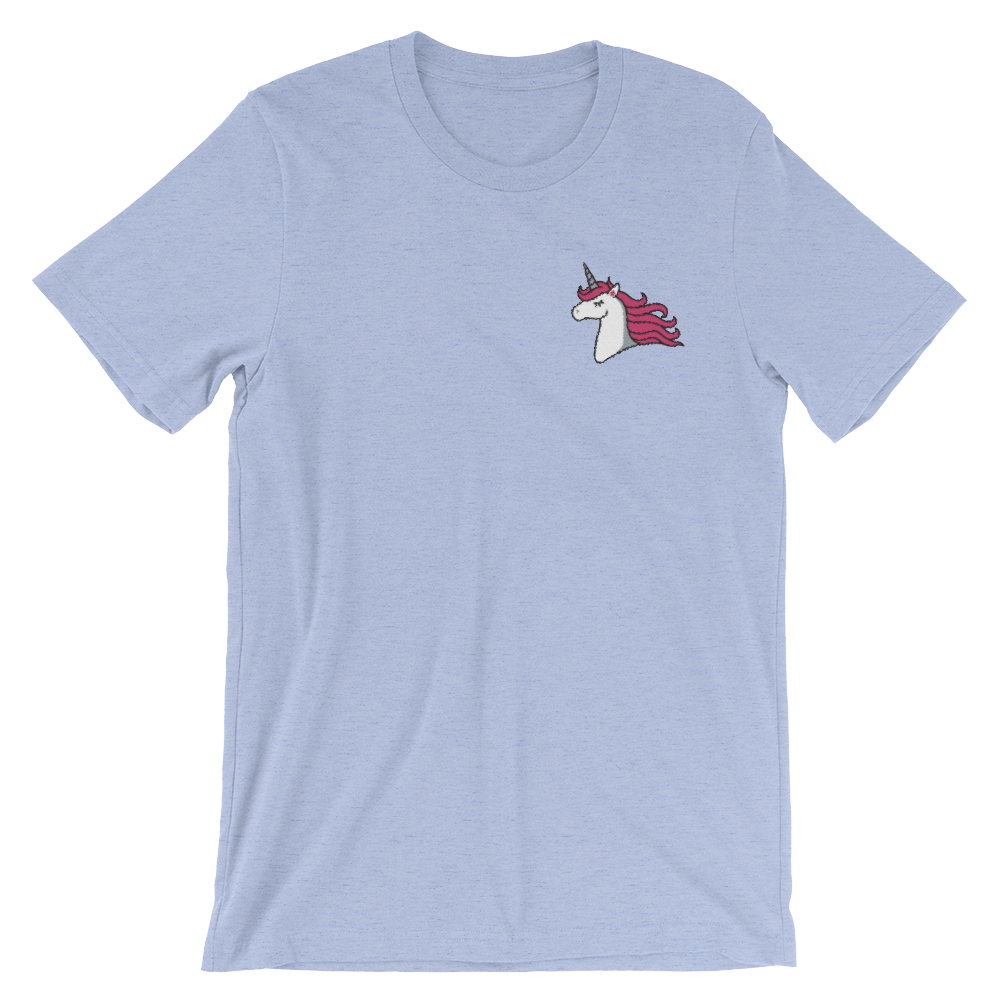 Unicorn (Embroidered T-Shirt)-Embroidered T-Shirts-Swish Embassy