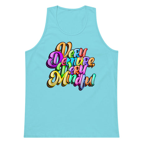 Very Demure Very Mindful (Tank Top)-Tank Top-Swish Embassy