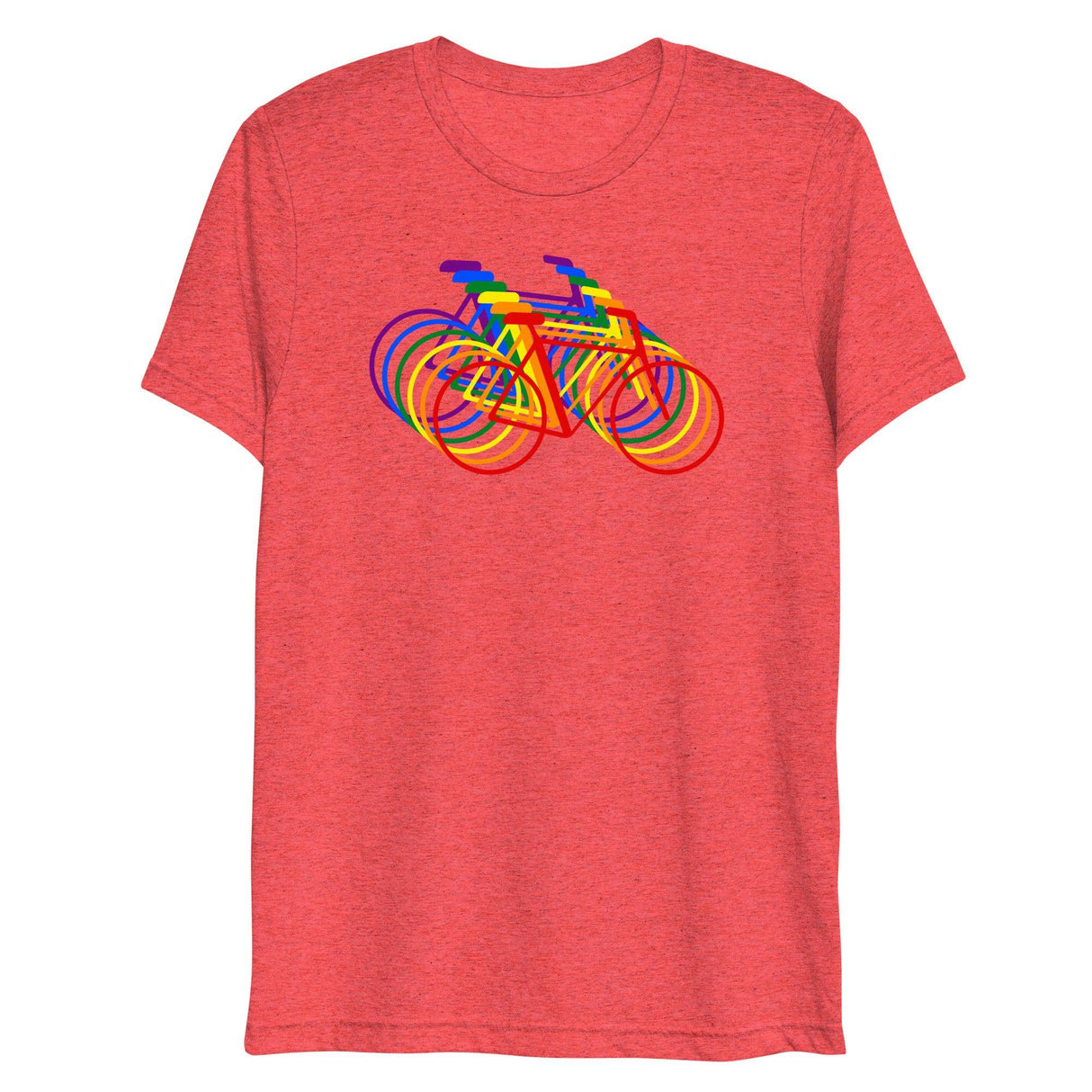 Village Bicycle (Triblend)-Triblend T-Shirt-Swish Embassy