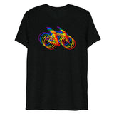 Village Bicycle (Triblend)-Triblend T-Shirt-Swish Embassy