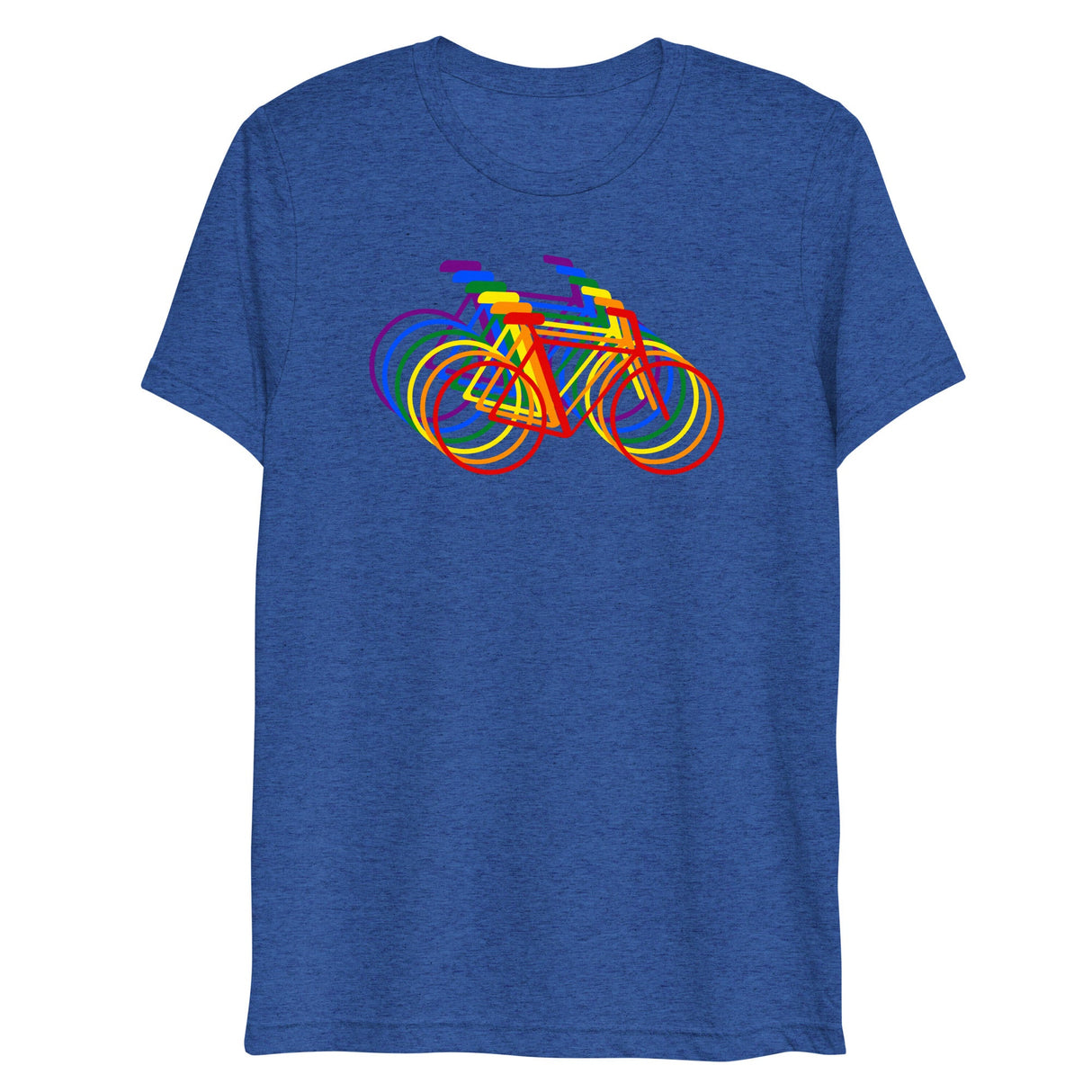 Village Bicycle (Triblend)-Triblend T-Shirt-Swish Embassy