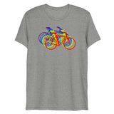 Village Bicycle (Triblend)-Triblend T-Shirt-Swish Embassy