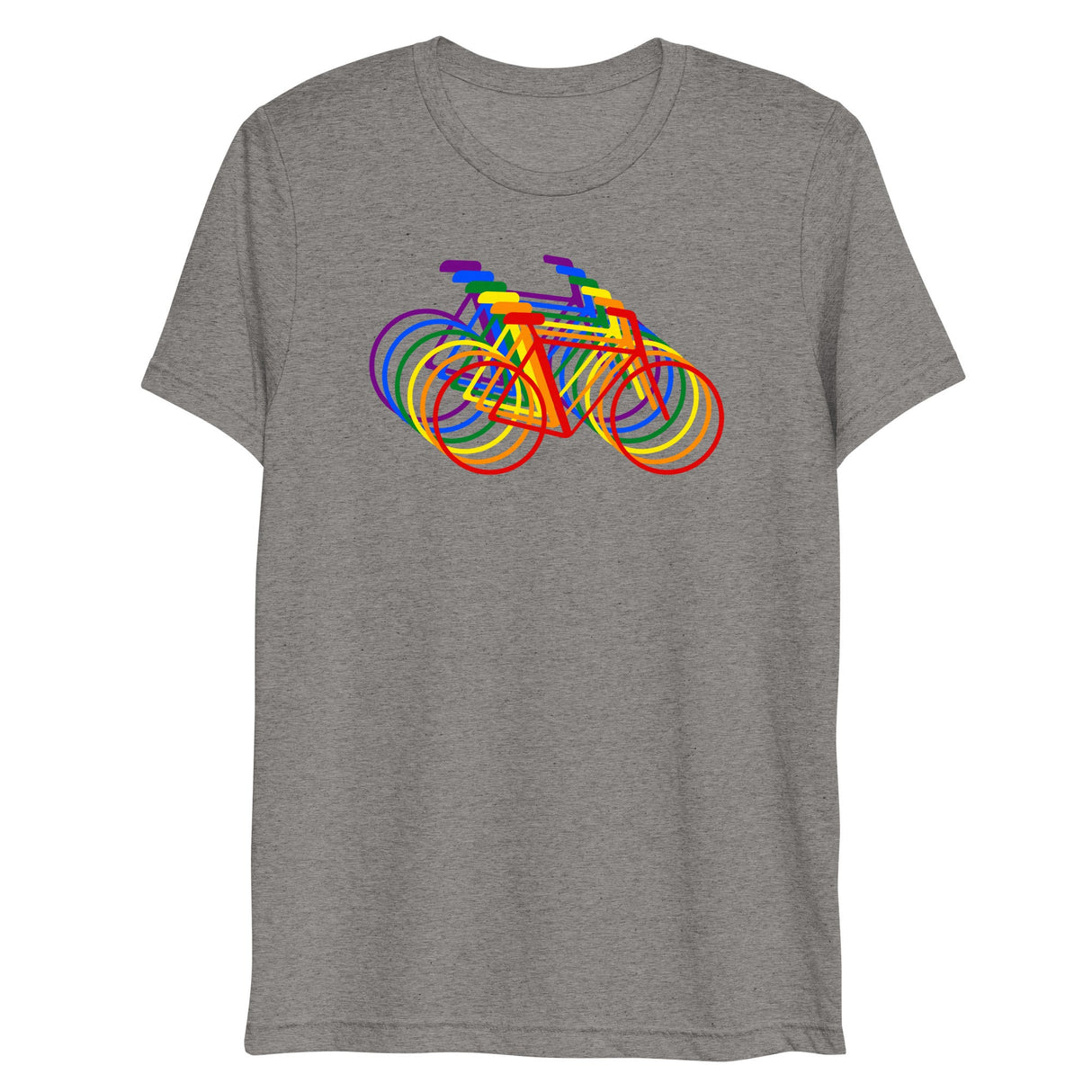 Village Bicycle (Triblend)-Triblend T-Shirt-Swish Embassy