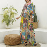 Vintage Pulp (Kaftan)-Kaftan-Swish Embassy