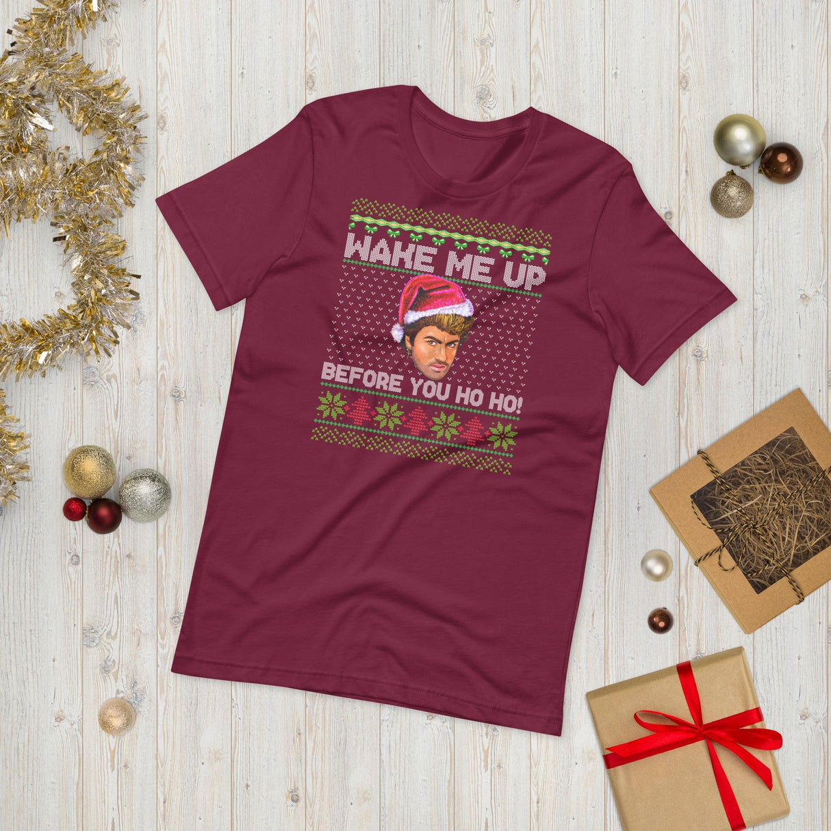 Wake Me Up (Ugly Christmas)-Christmas T-Shirts-Swish Embassy